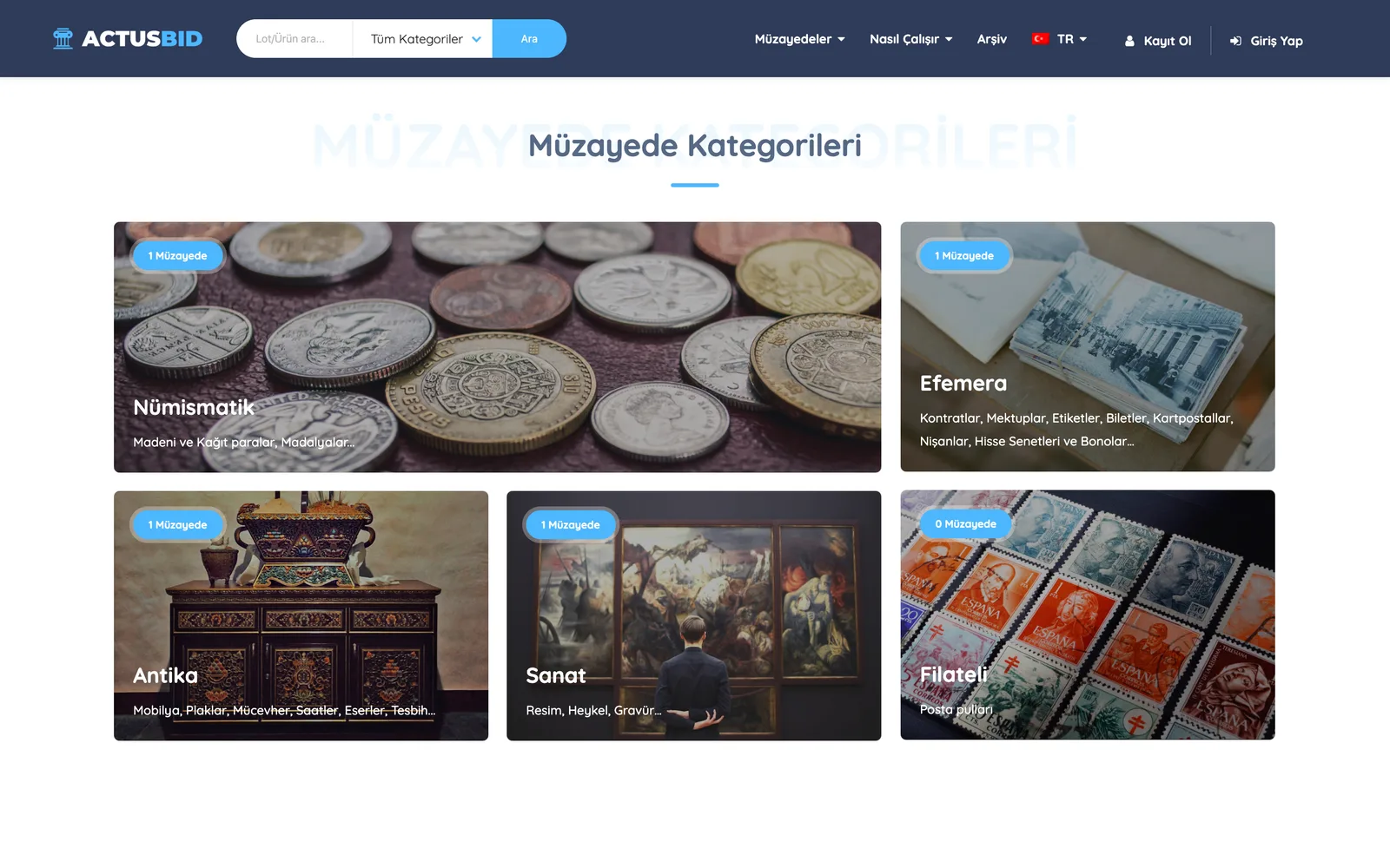 ActusBid: An Online Auction Portal Connecting Collectors and Auction Houses