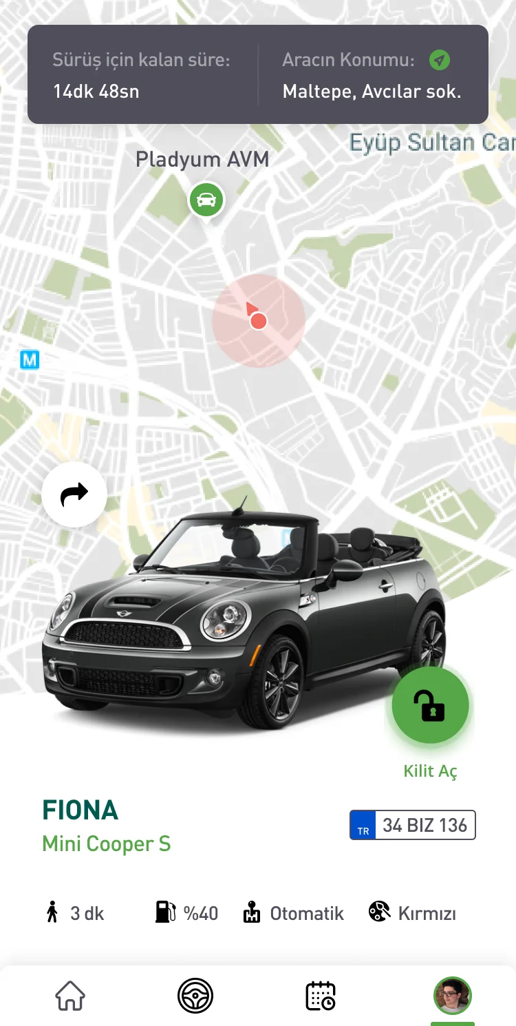 Zipcar Türkiye screen 1