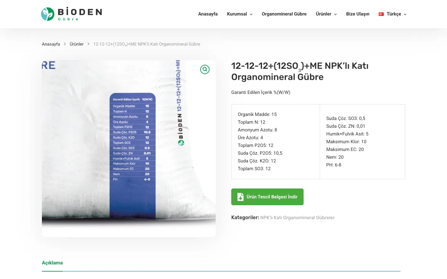 Bioden Gübre screen 2