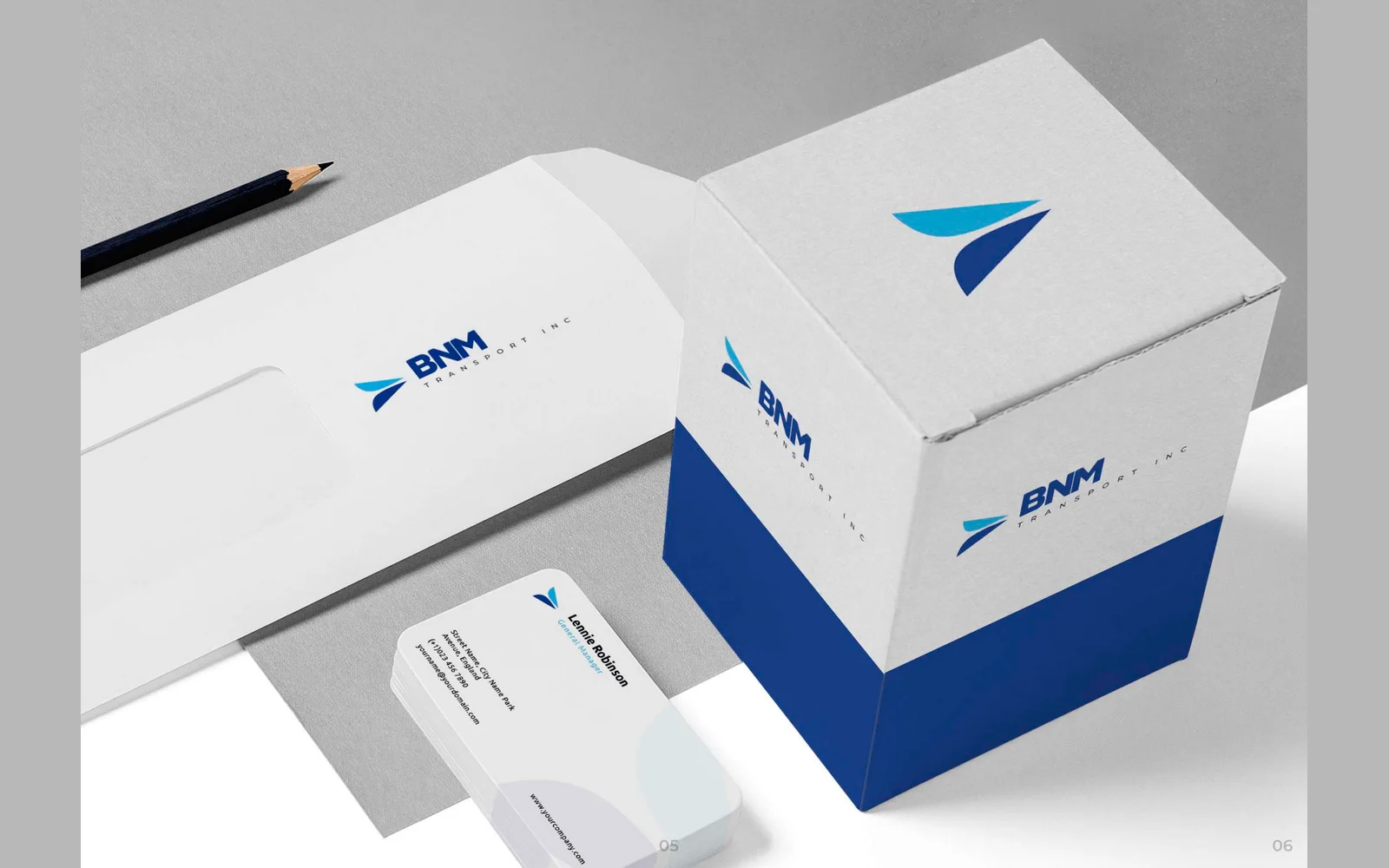 BNM Transport Inc corporate identity 6