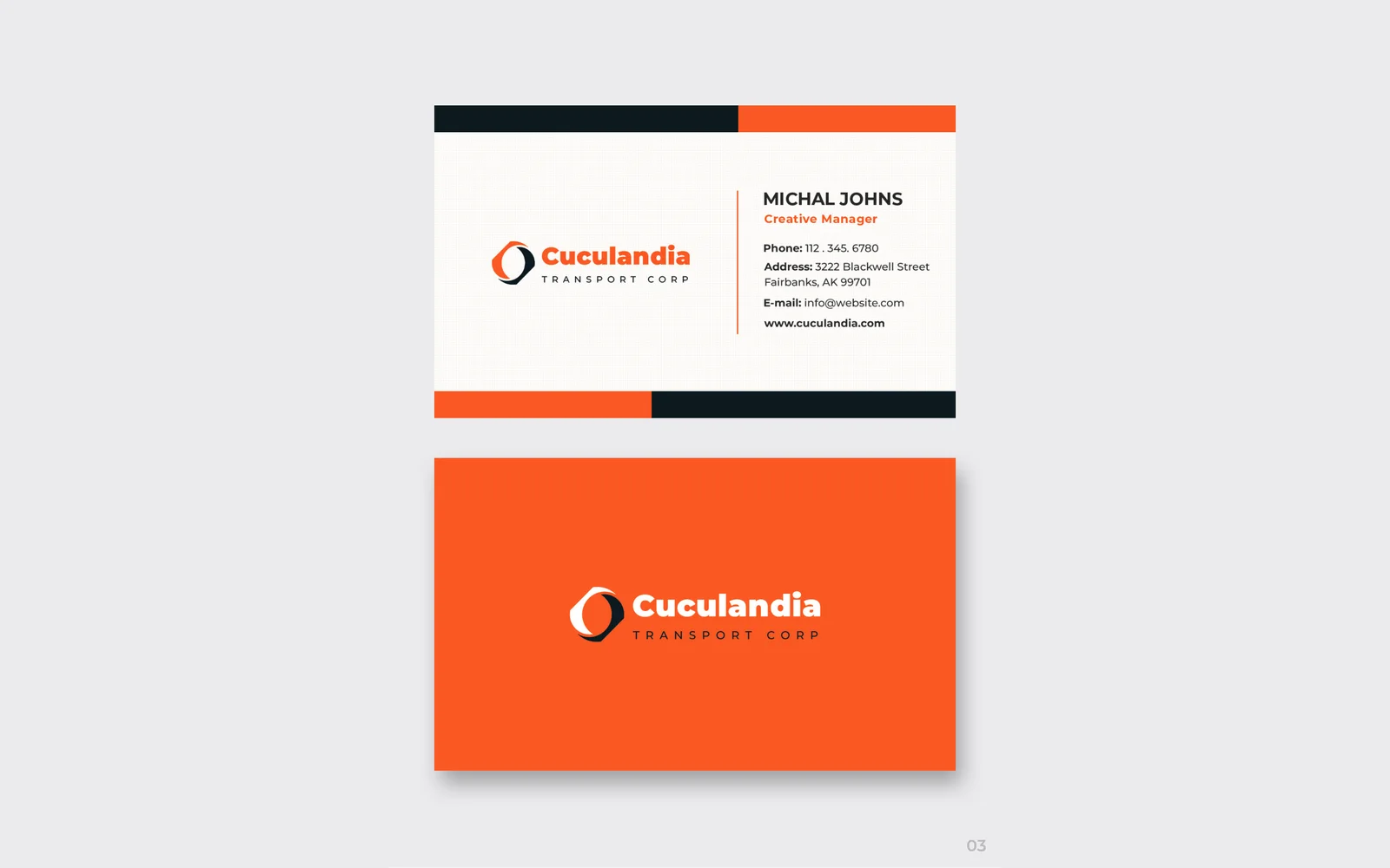 Cuculandia Transport Corp corporate identity 4