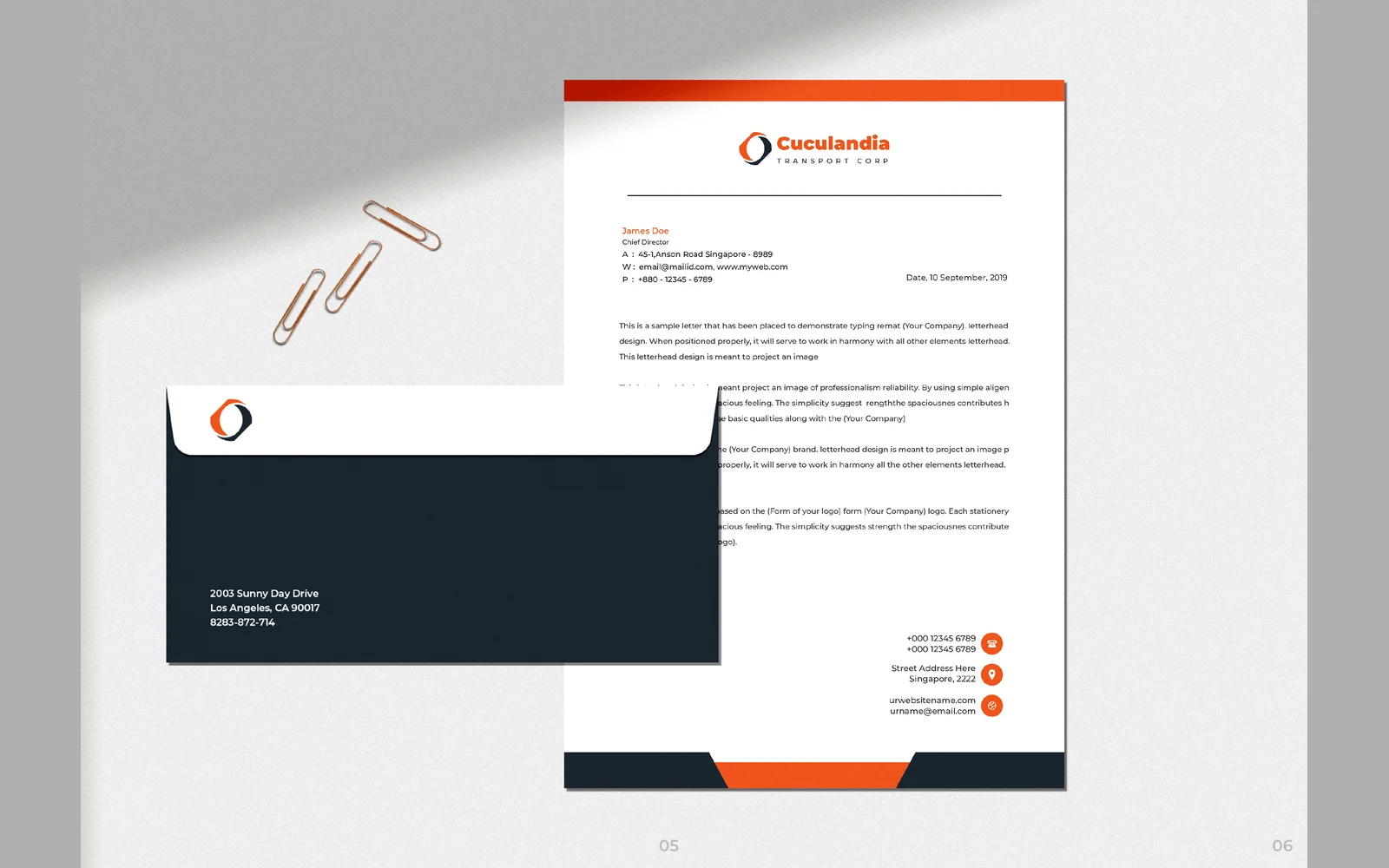 Cuculandia Transport Corp corporate identity 6