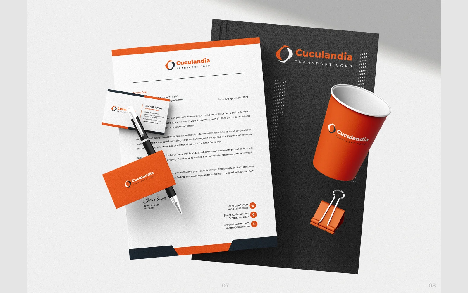 Cuculandia Transport Corp corporate identity 7