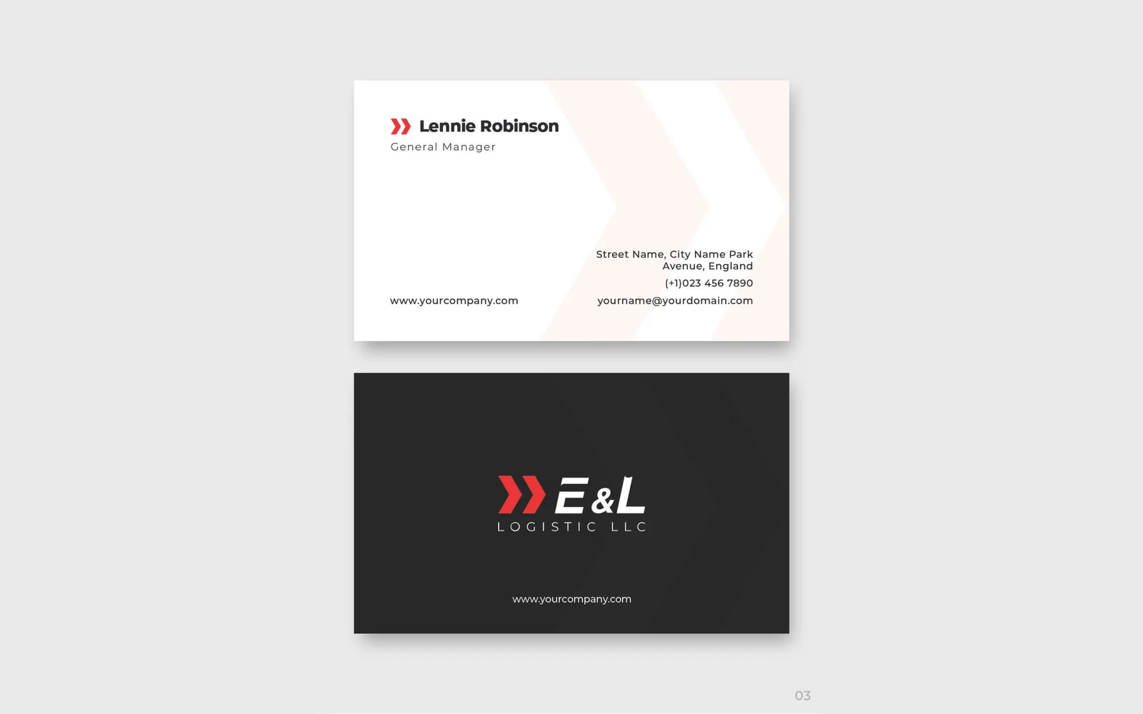 E&L Logistic LLC corporate identity 4