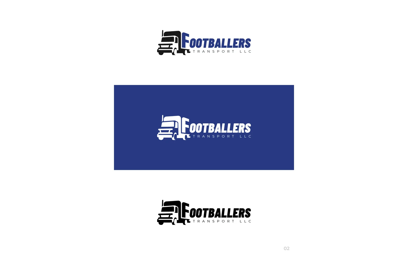 Footballers Transport LLC corporate identity 2