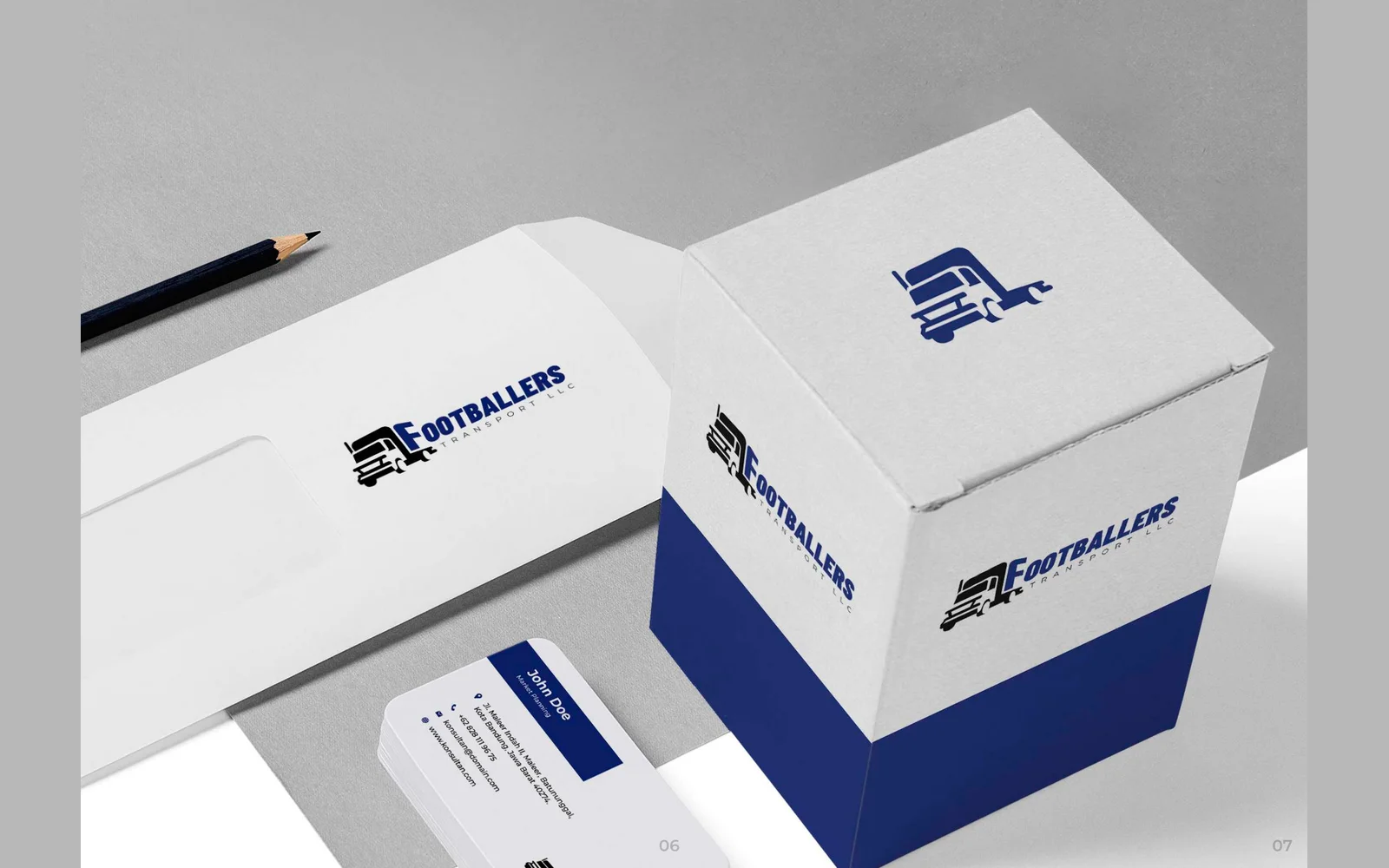 Footballers Transport LLC corporate identity 6