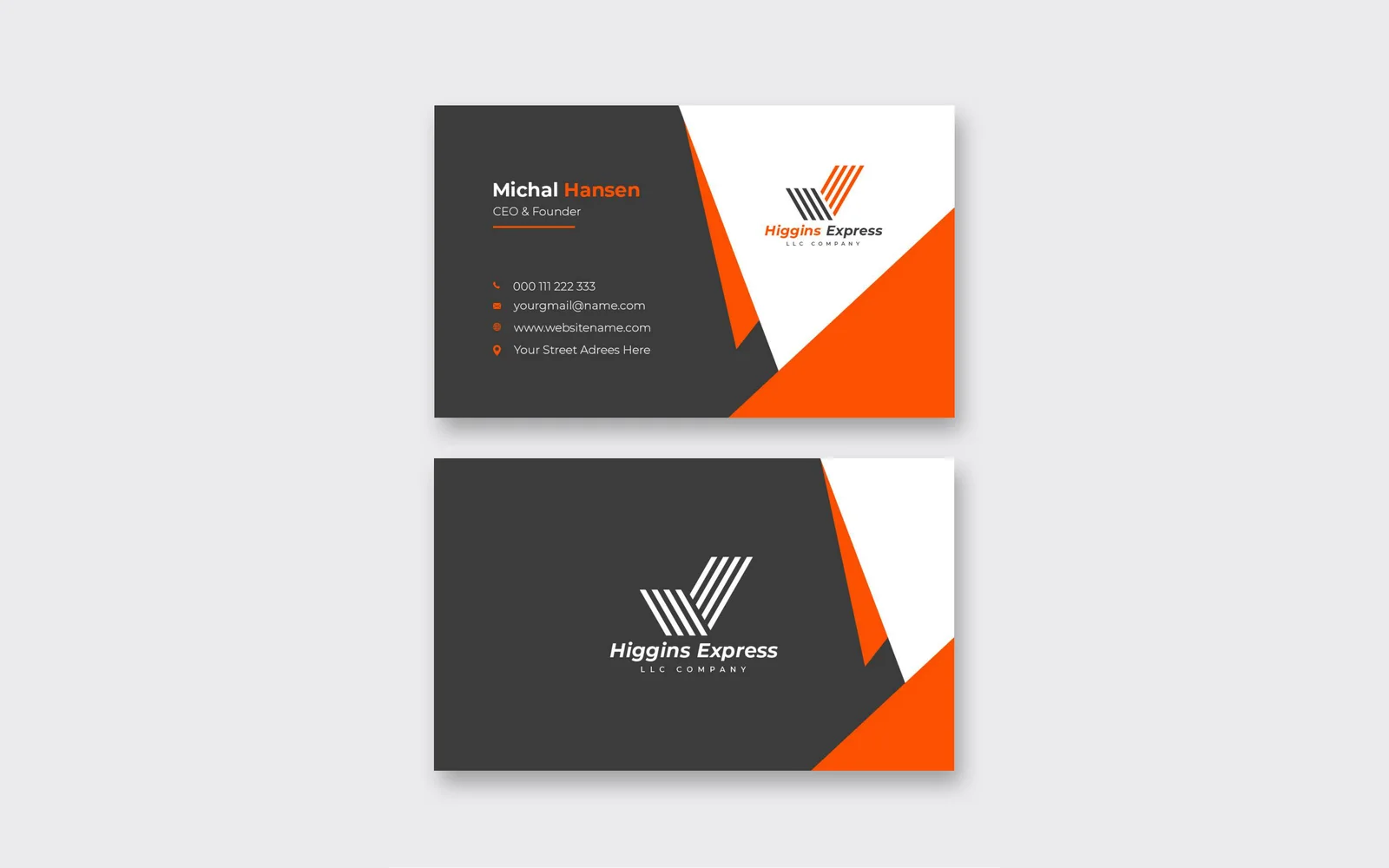 Higgins Express LLC corporate identity 4