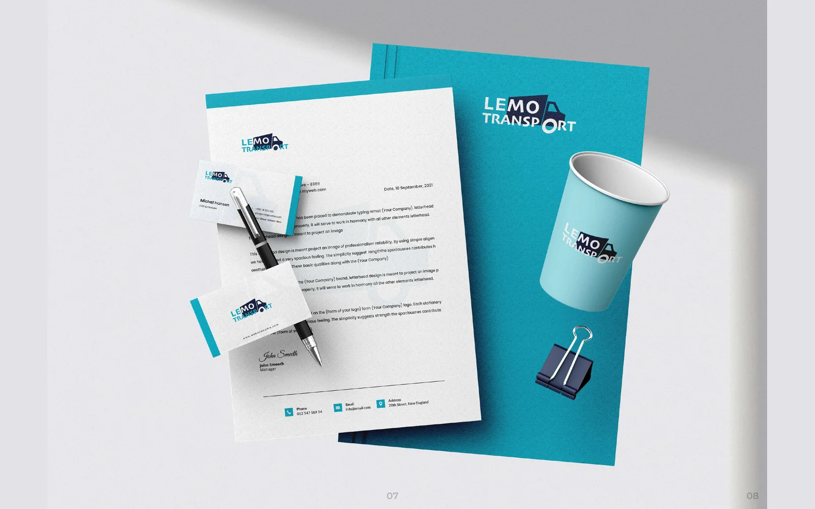 Lemo Transport LLC corporate identity 7
