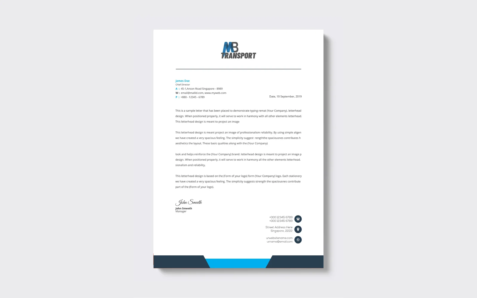 MB Transport corporate identity 5