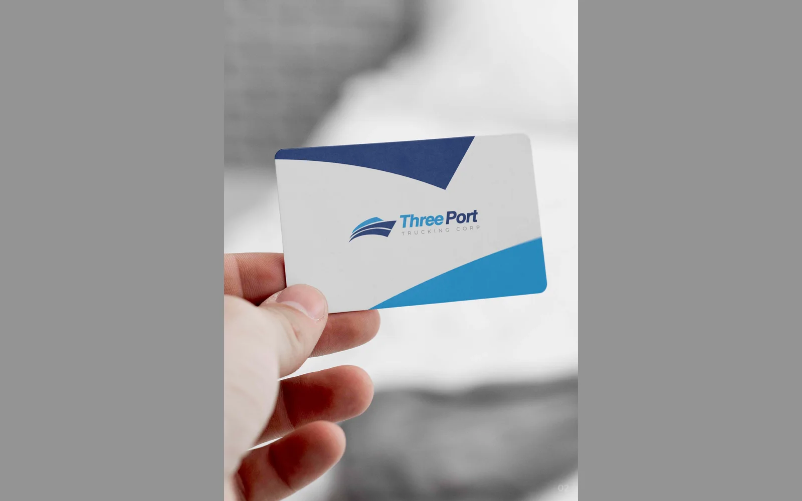 Three Port Trucking Corp corporate identity 3