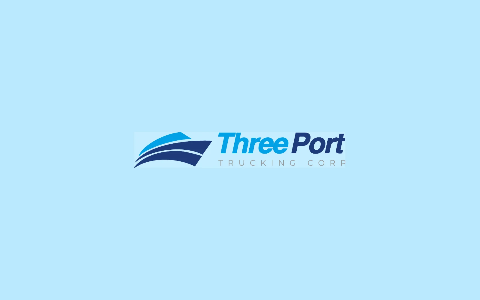 Three Port Trucking Corp corporate identity 1