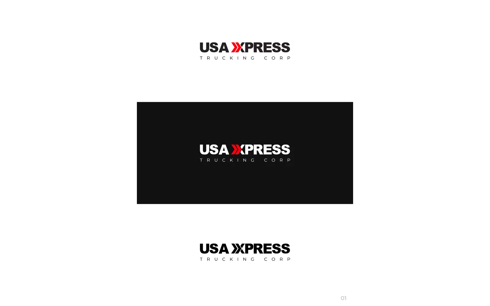 USA Xxpress Trucking Corp corporate identity 2