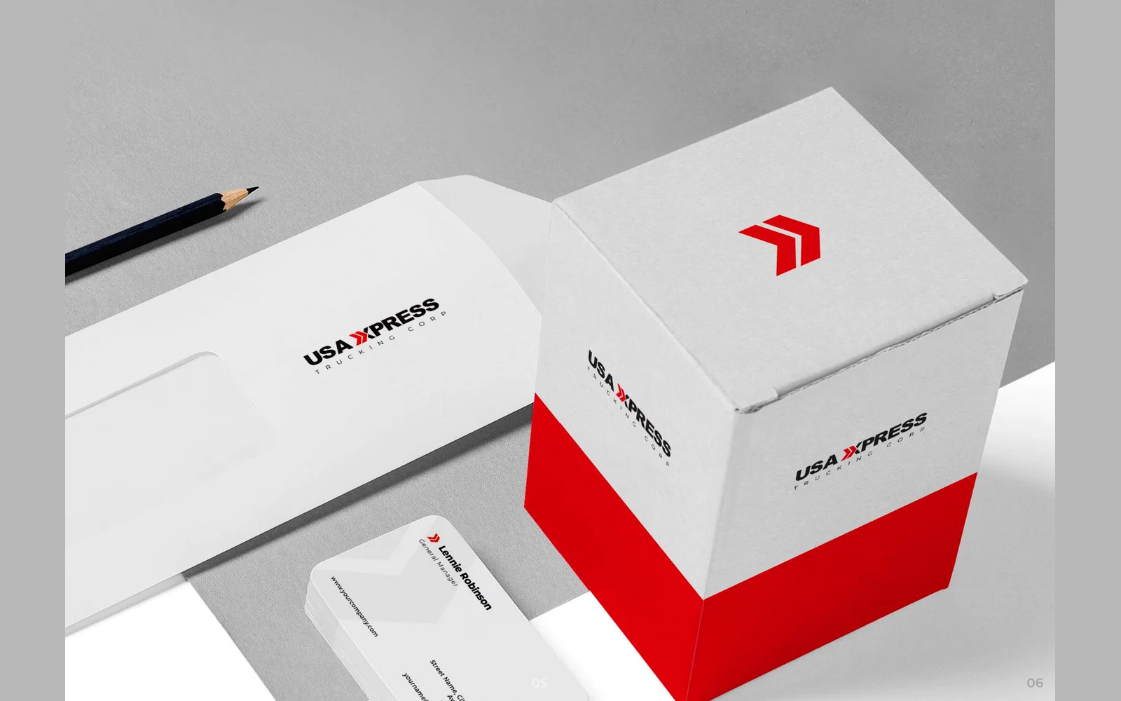 USA Xxpress Trucking Corp corporate identity 6