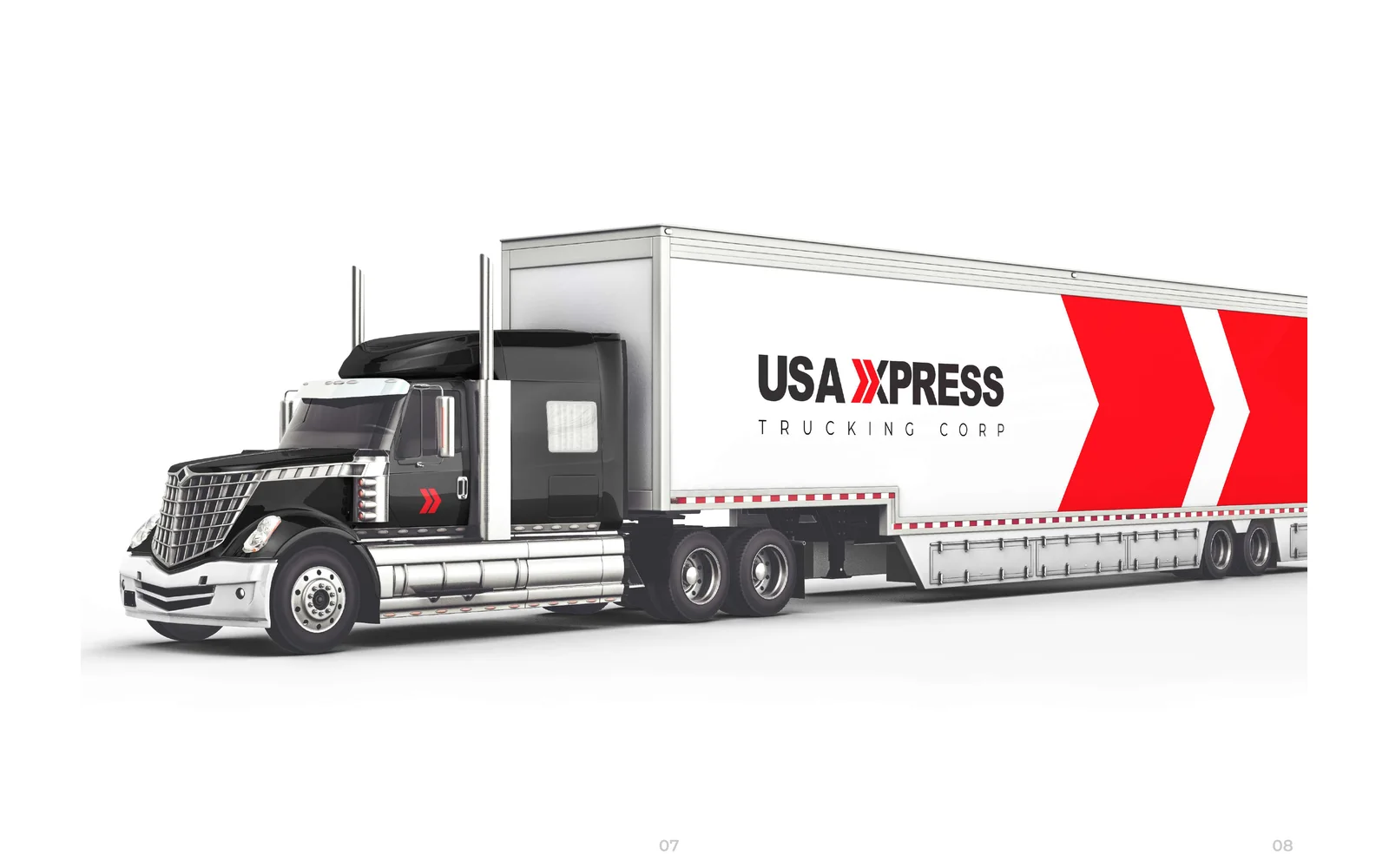 USA Xxpress Trucking Corp corporate identity 7