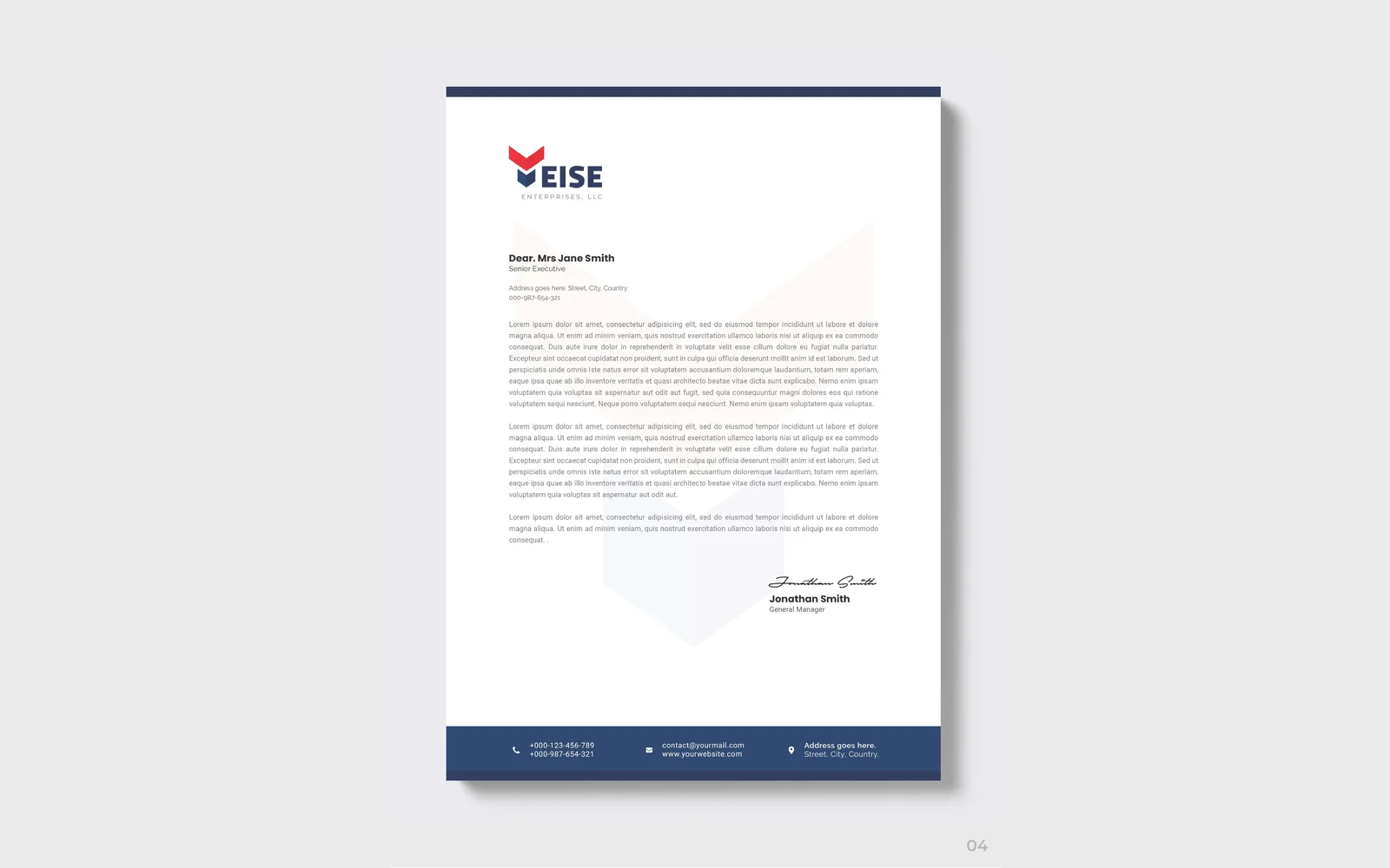Yeise Enterprises LLC corporate identity 5
