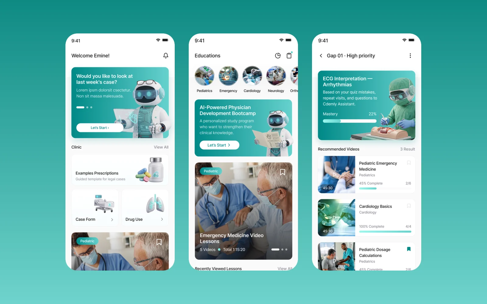 Cdemly: UI/UX Design for a Clinical AI Assistant for Doctors