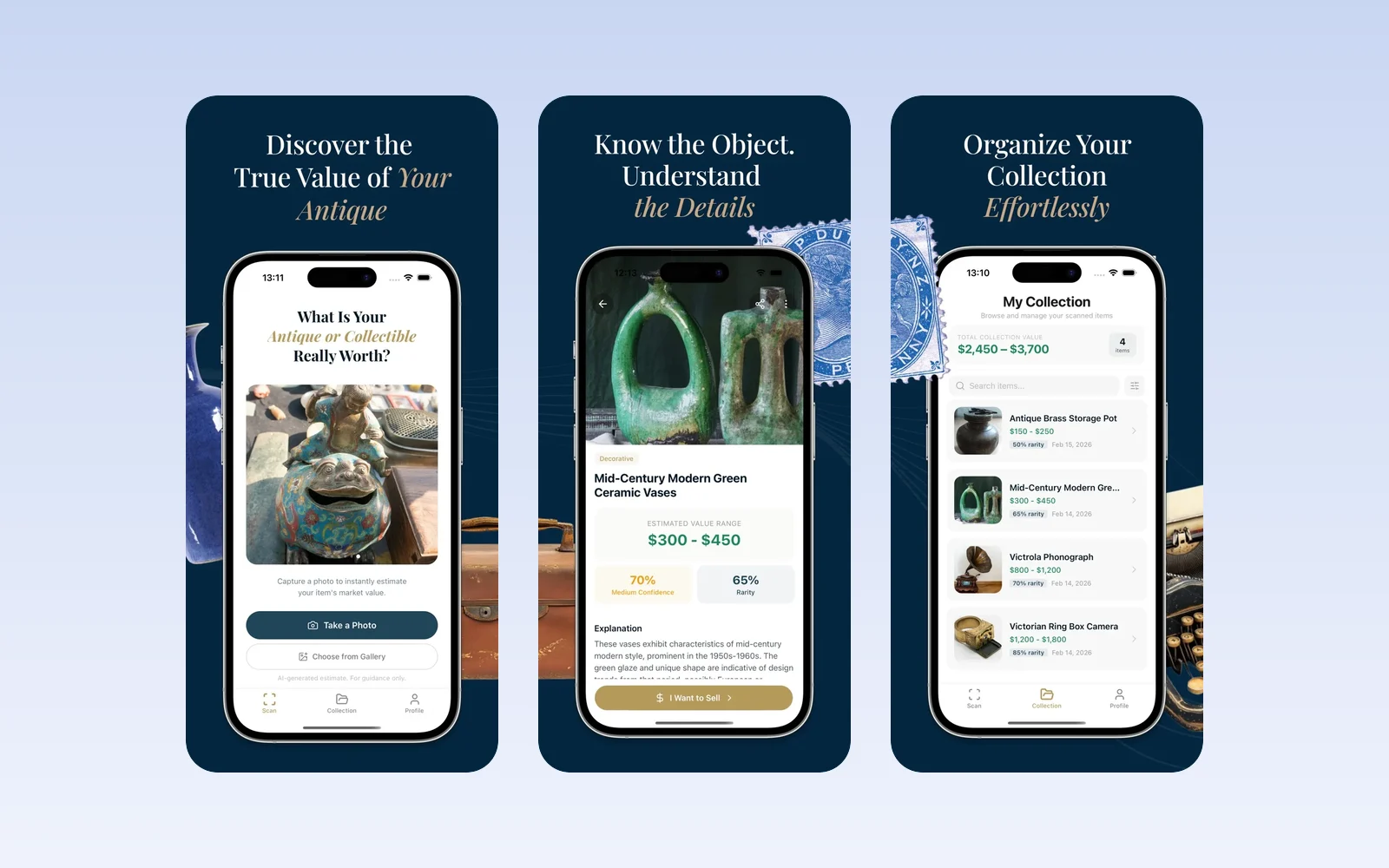 Estimonia: photo valuation for antiques, watches and jewellery (mobile app)