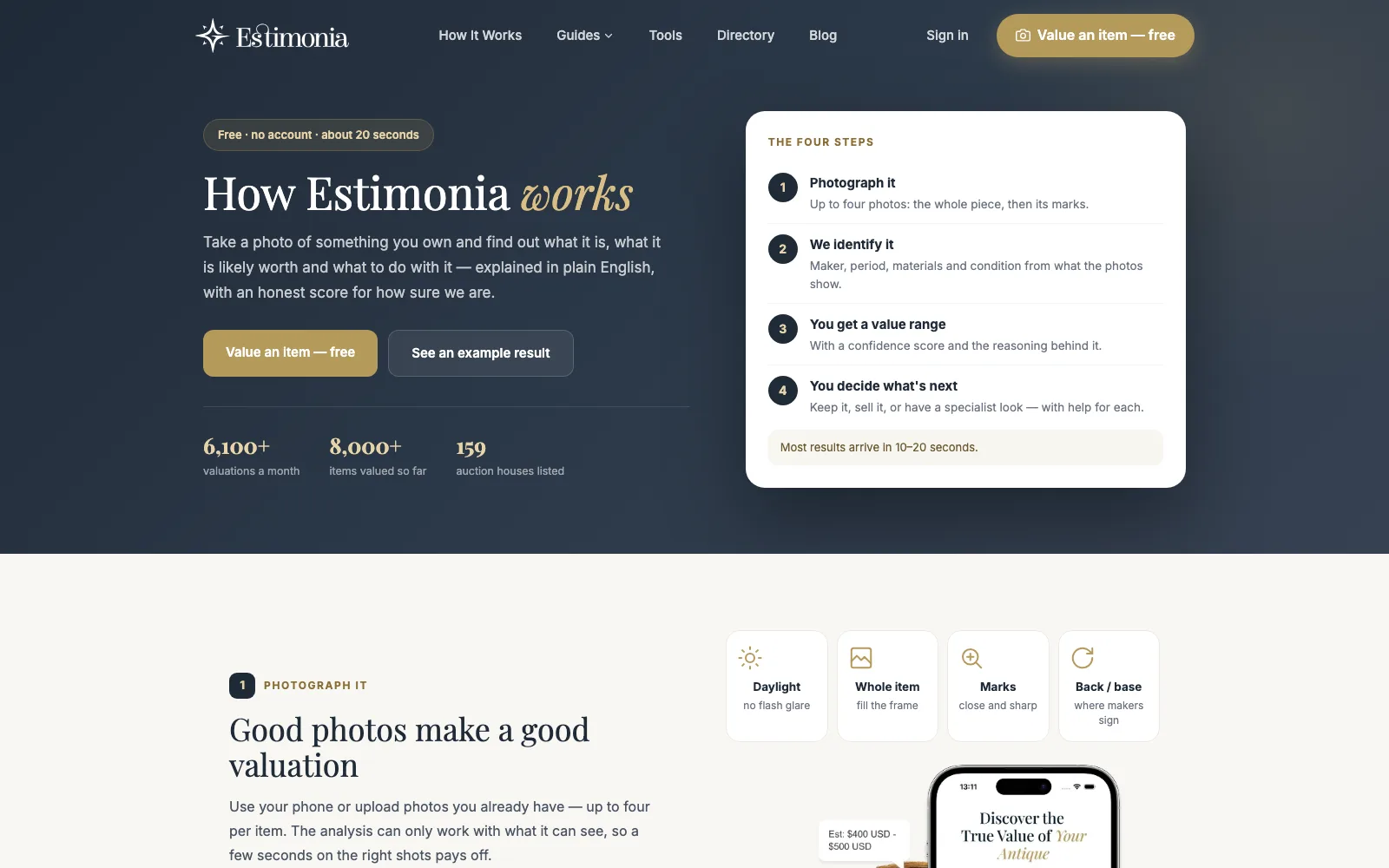 Estimonia screen 4
