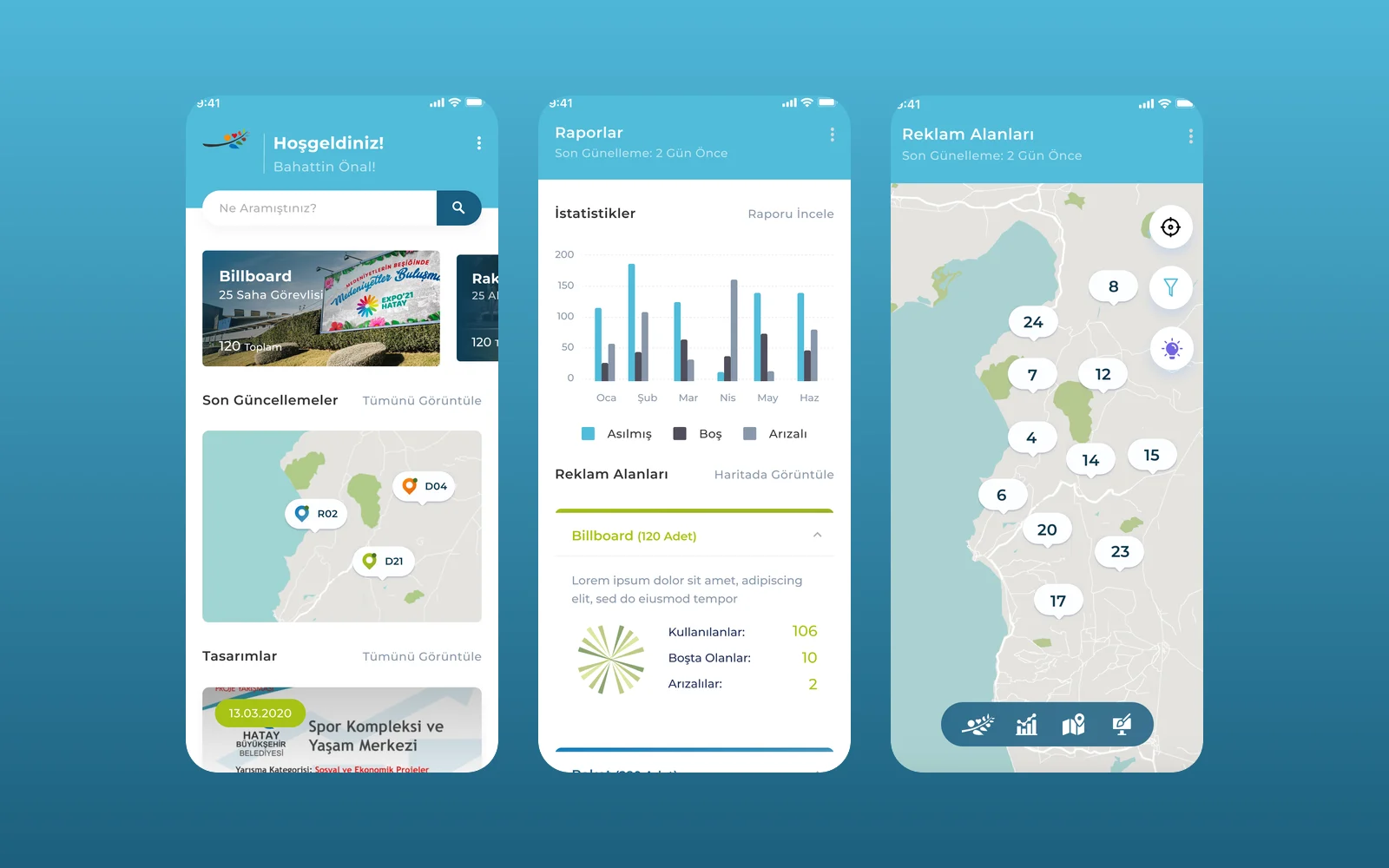 Hatay Metropolitan Municipality: A Mobile App for Tracking Billboards and Ad Spaces