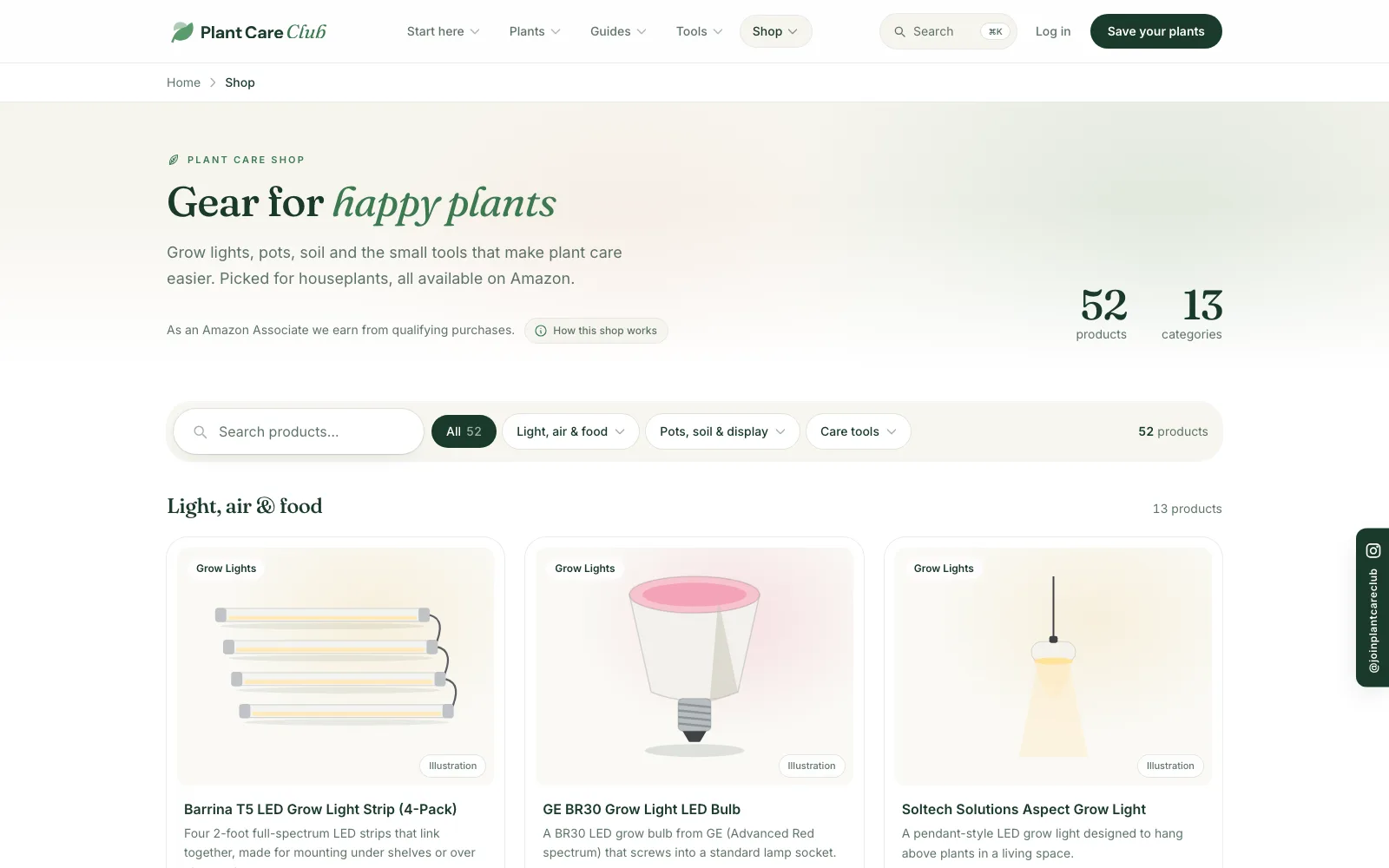 PlantCareClub screen 3