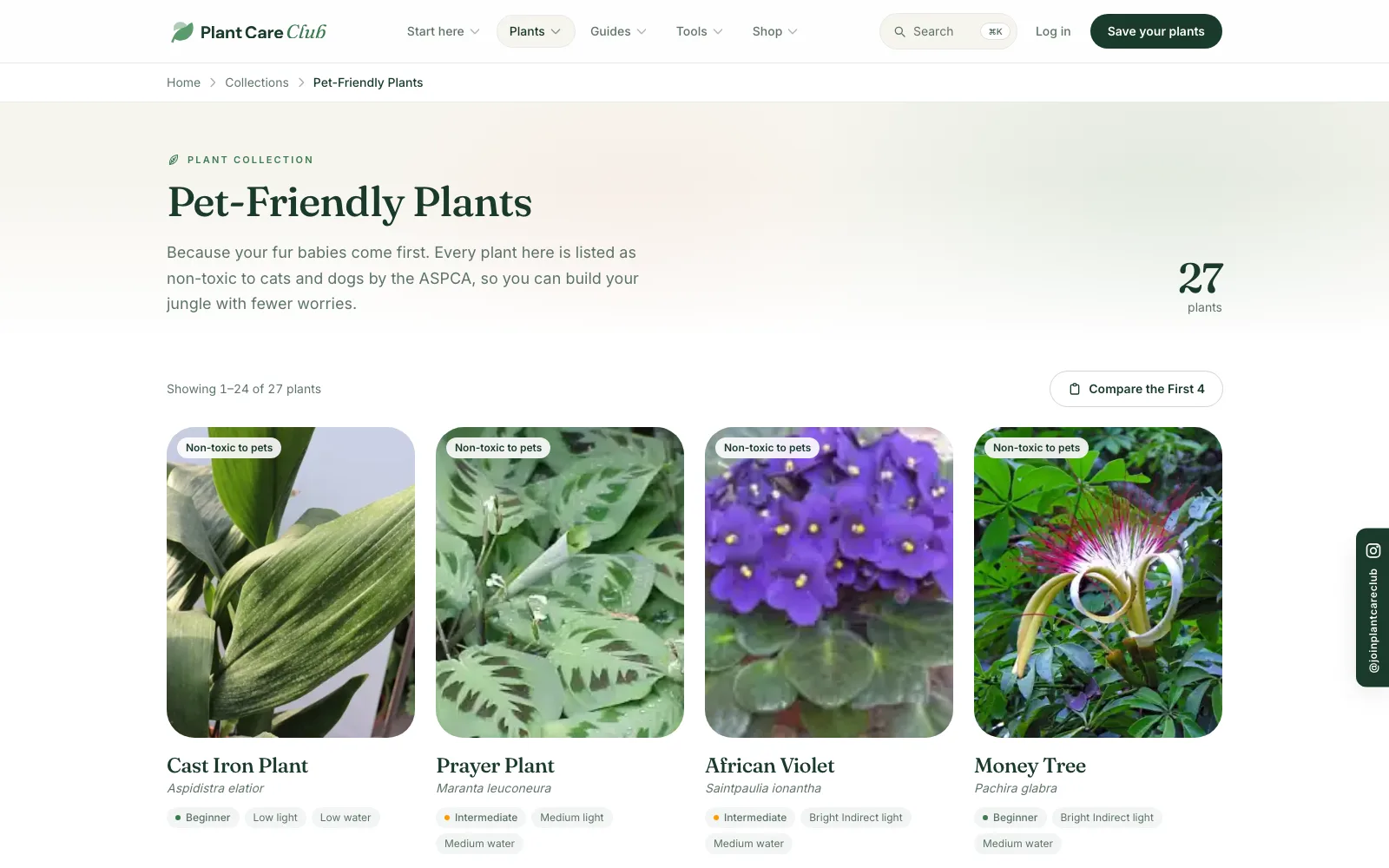 PlantCareClub screen 4