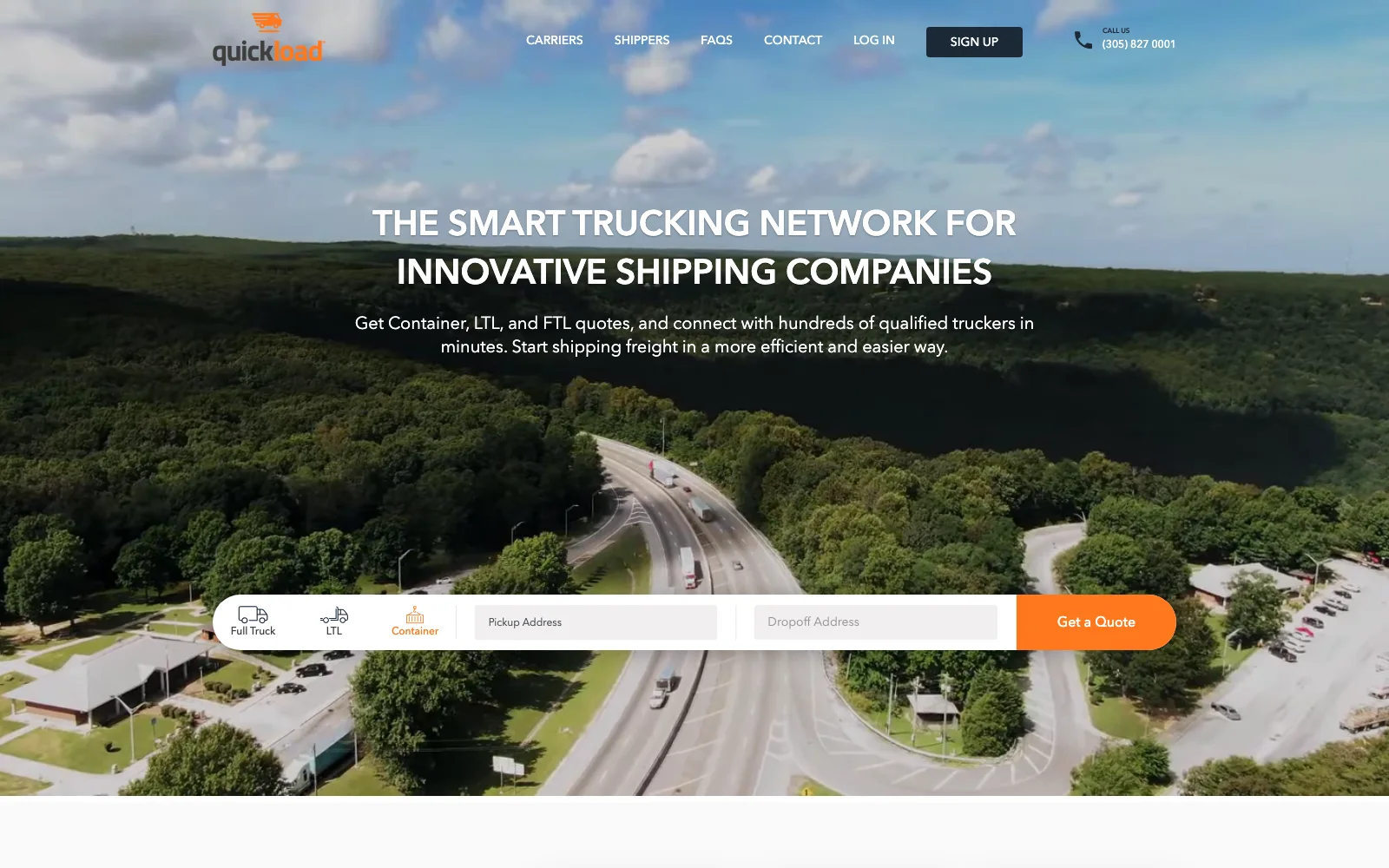 Quickload: Frontend and UX for a Two-Sided Freight Marketplace
