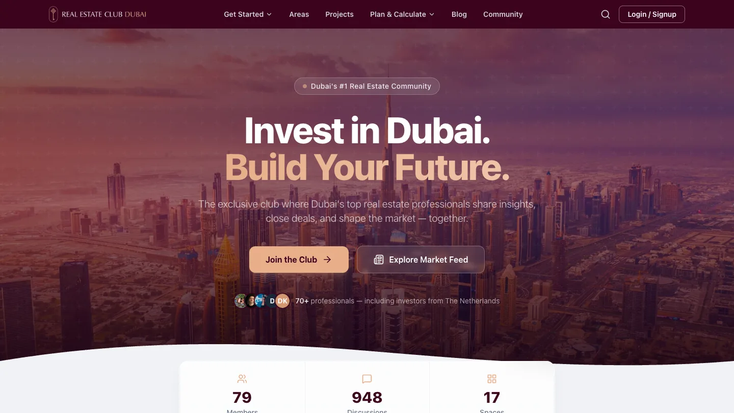 Building a Thriving 79-Member Real Estate Community Platform in Dubai