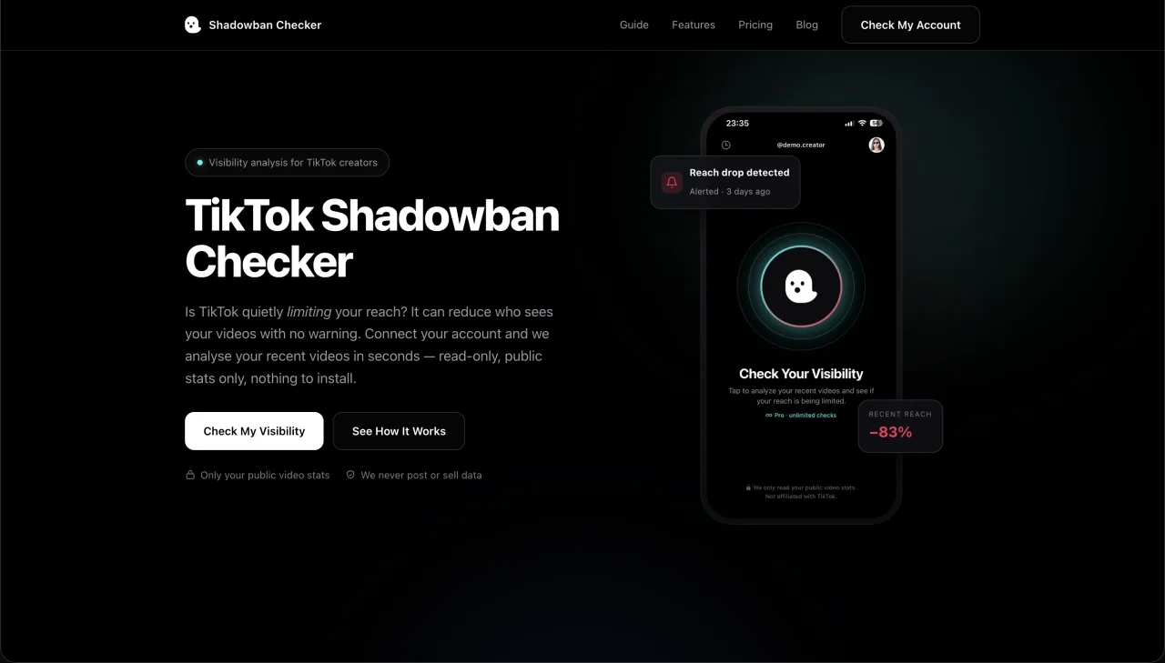 Shadowban Checker