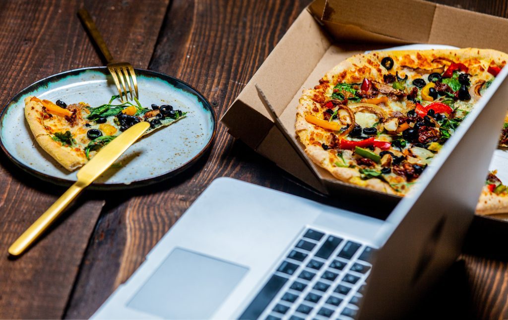 mediterranean pizza with olives and cheese in card 2023 11 27 05 35 13 utc